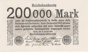 200000 Mark 1923